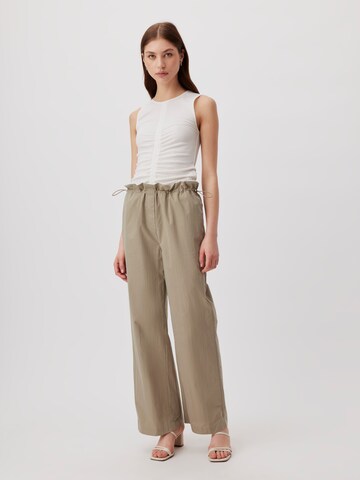 LeGer by Lena Gercke Wide leg Trousers 'Adlin' in Green