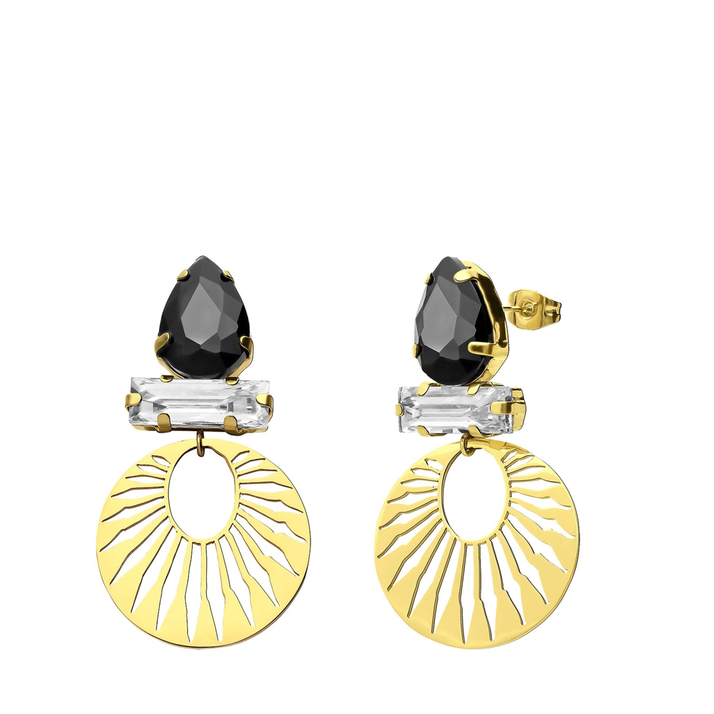 Lucardi Oorbellen in Goud: voorkant