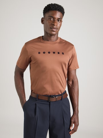 BOGNER - Camiseta 'LUKAS-3' en marrón: frente