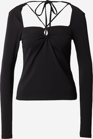 Sisley - Blusa en negro: frente