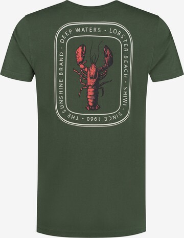 Shiwi Shirt 'Lobster Beach' in Green