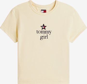 Tommy Jeans Koszulka w kolorze beżowy: przód