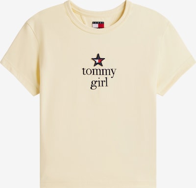 Tommy Jeans Majica u boja pijeska / crvena / crna / bijela, Pregled proizvoda
