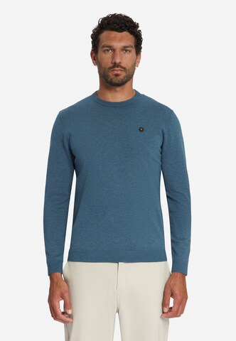 No Excess Pullover in Blau: Vorderseite