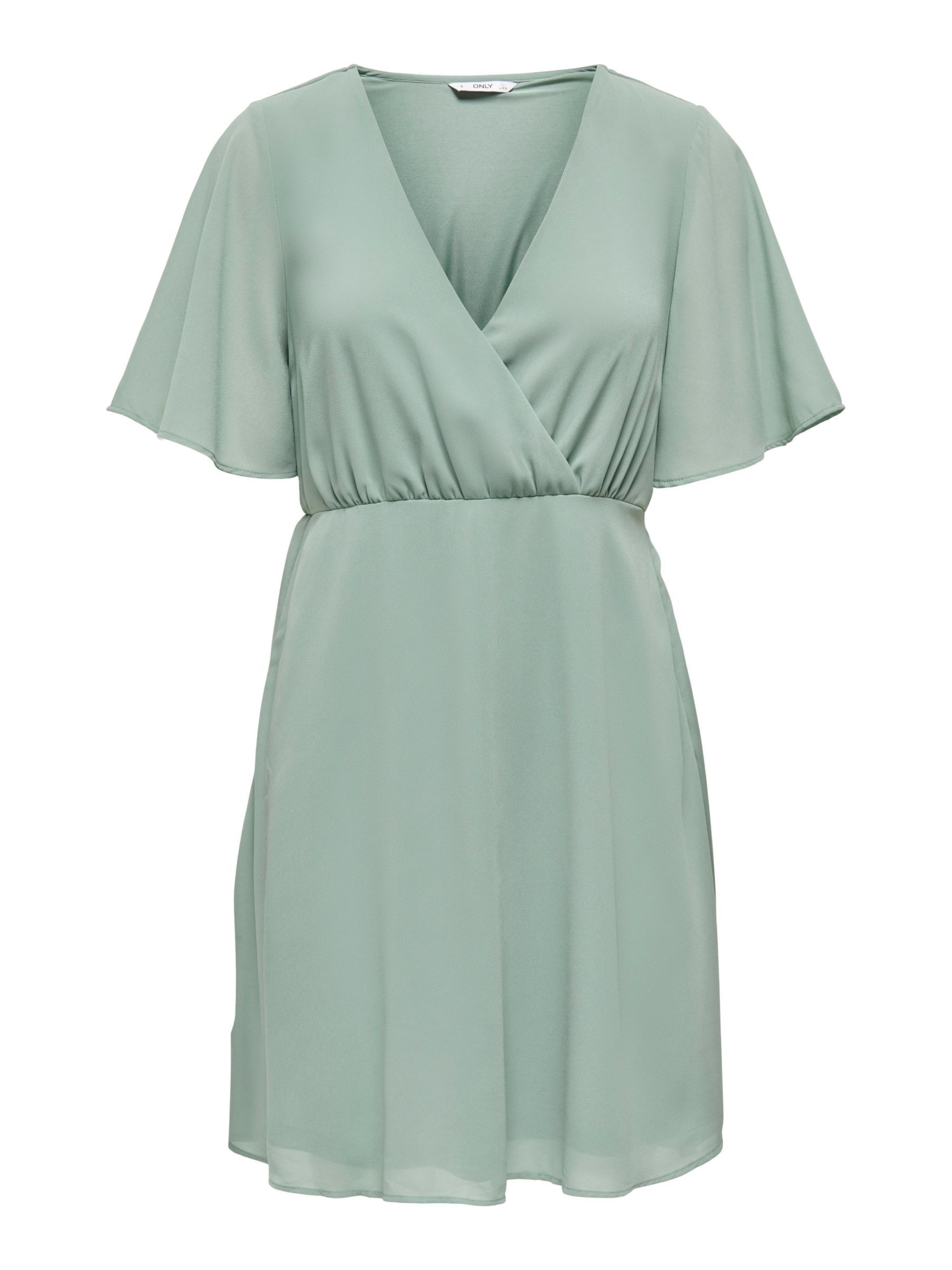 Robe 'ONLSTAR' ONLY en vert : devant