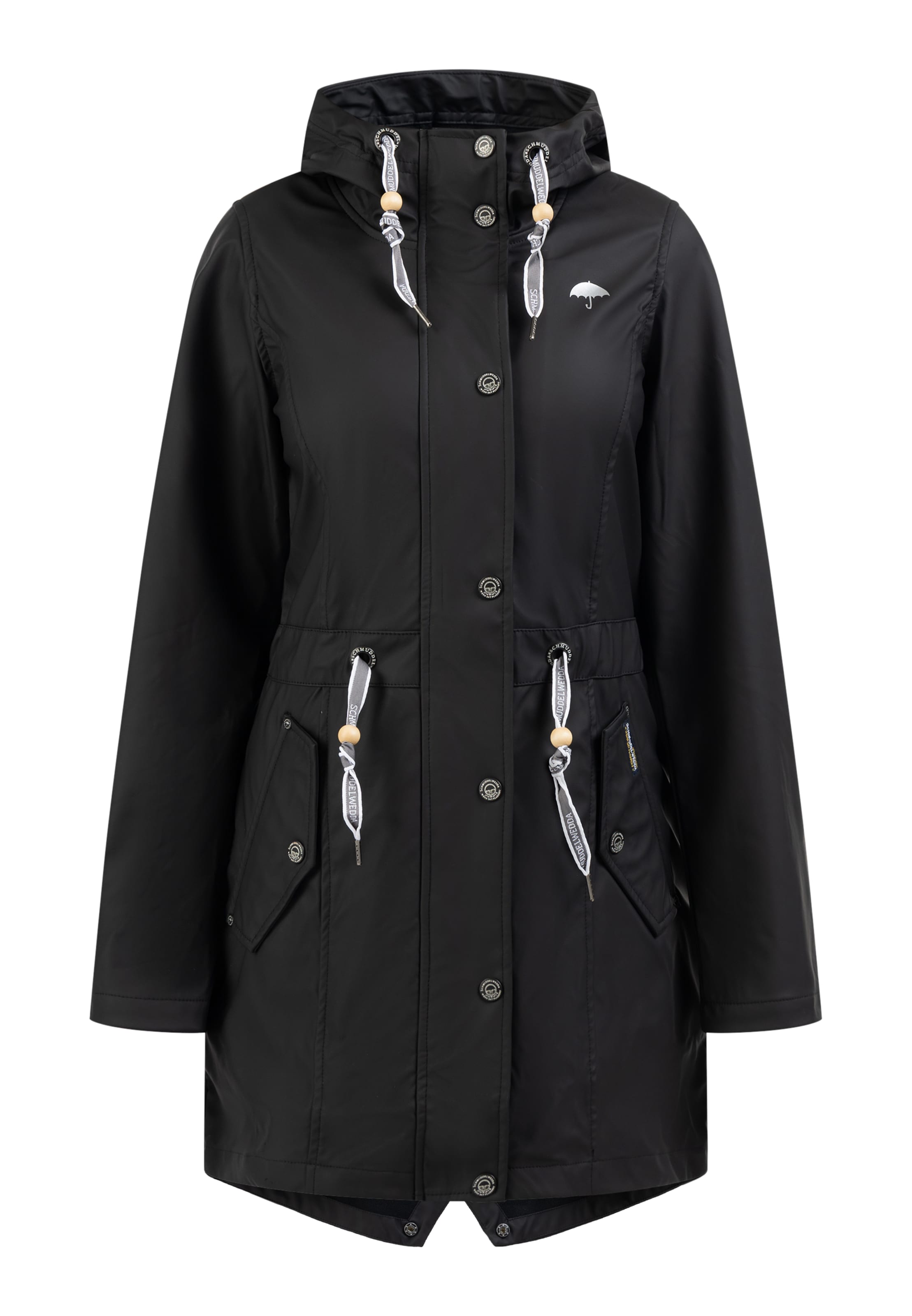 SchmuddelweddaTehnička jakna - crna boja: prednji dio