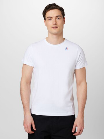 K-Way - Camiseta 'LE VRAI EDOUARD' en blanco: frente