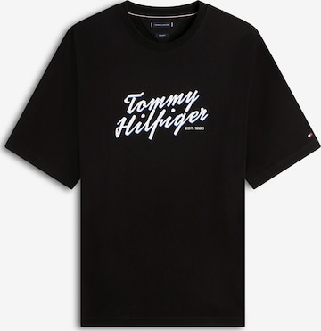 Tommy Hilfiger Big & Tall - Camiseta en negro: frente