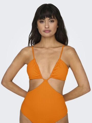 ONLY Badeanzug in Orange