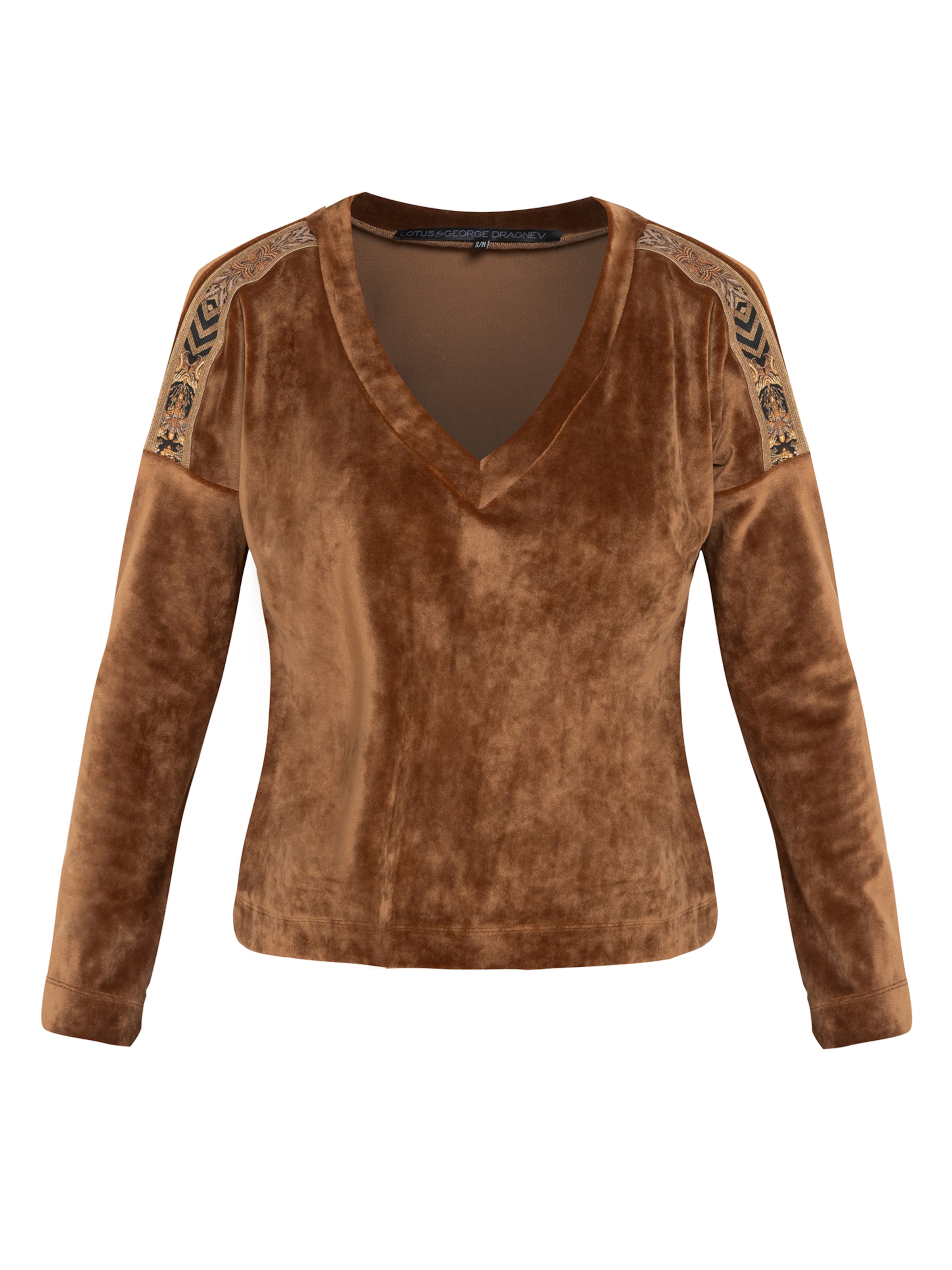 JIORO Blouse in Beige: front