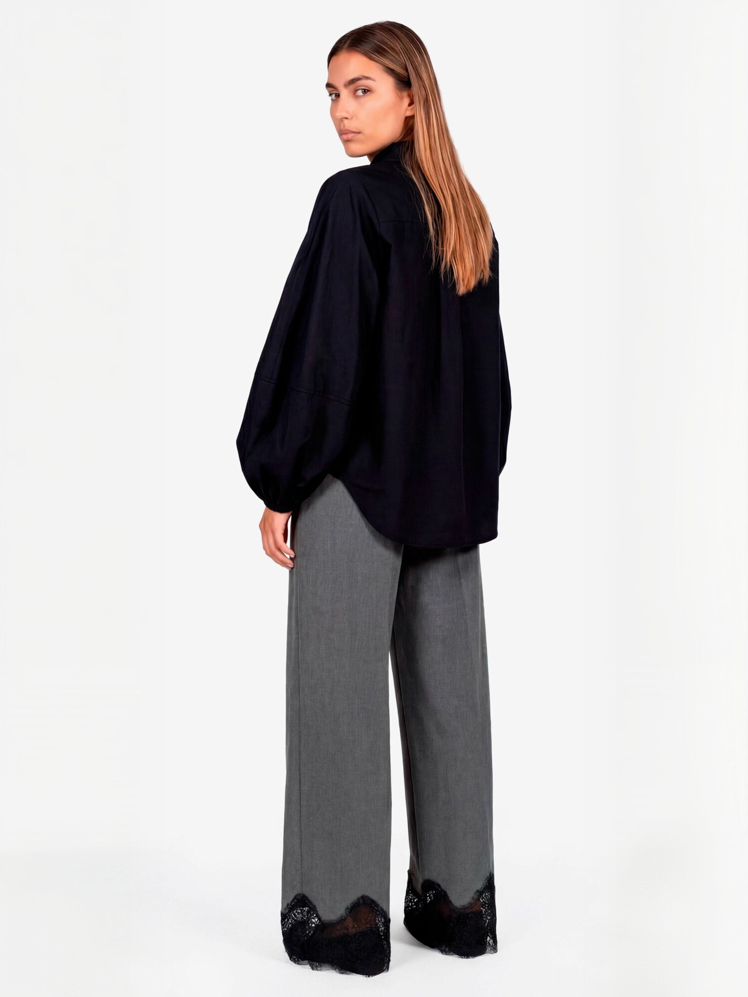 NORR Shirt ' Otilia ' in Zwart: terug