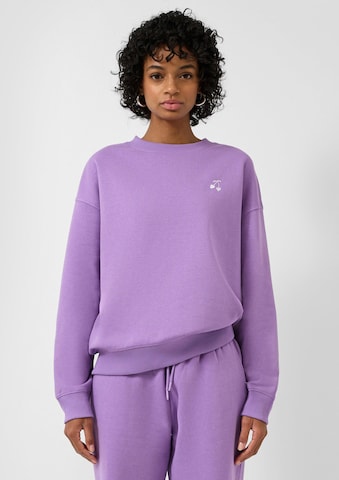 QS Sweatshirt in Purple: front