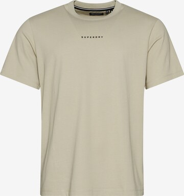 T-Shirt 'Surplus' Superdry en vert : devant