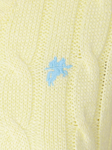 DENIM CULTURE Sweater 'Perla' in Yellow