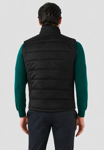PIERRE CARDIN Weste in Schwarz