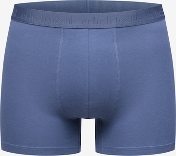 Erlich Textil Boxershorts 'Casual Cotton' in Blauw: voorkant