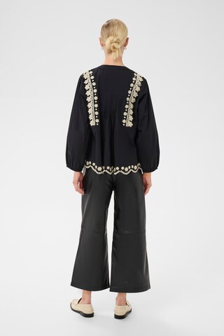 CULTURE - Blusa 'Viba' en negro