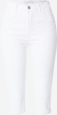 ZABAIONE Slimfit Jeans 'Ru44bina' i vit: framsida