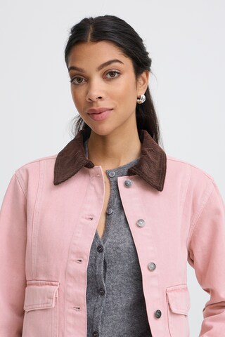 Veste mi-saison b.young en rose