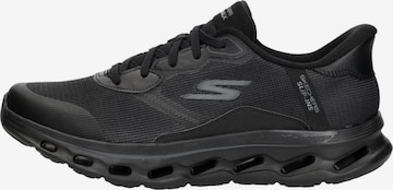SKECHERS Platform trainers 'Slip-Ins: Go Walk Glide' in Black: front