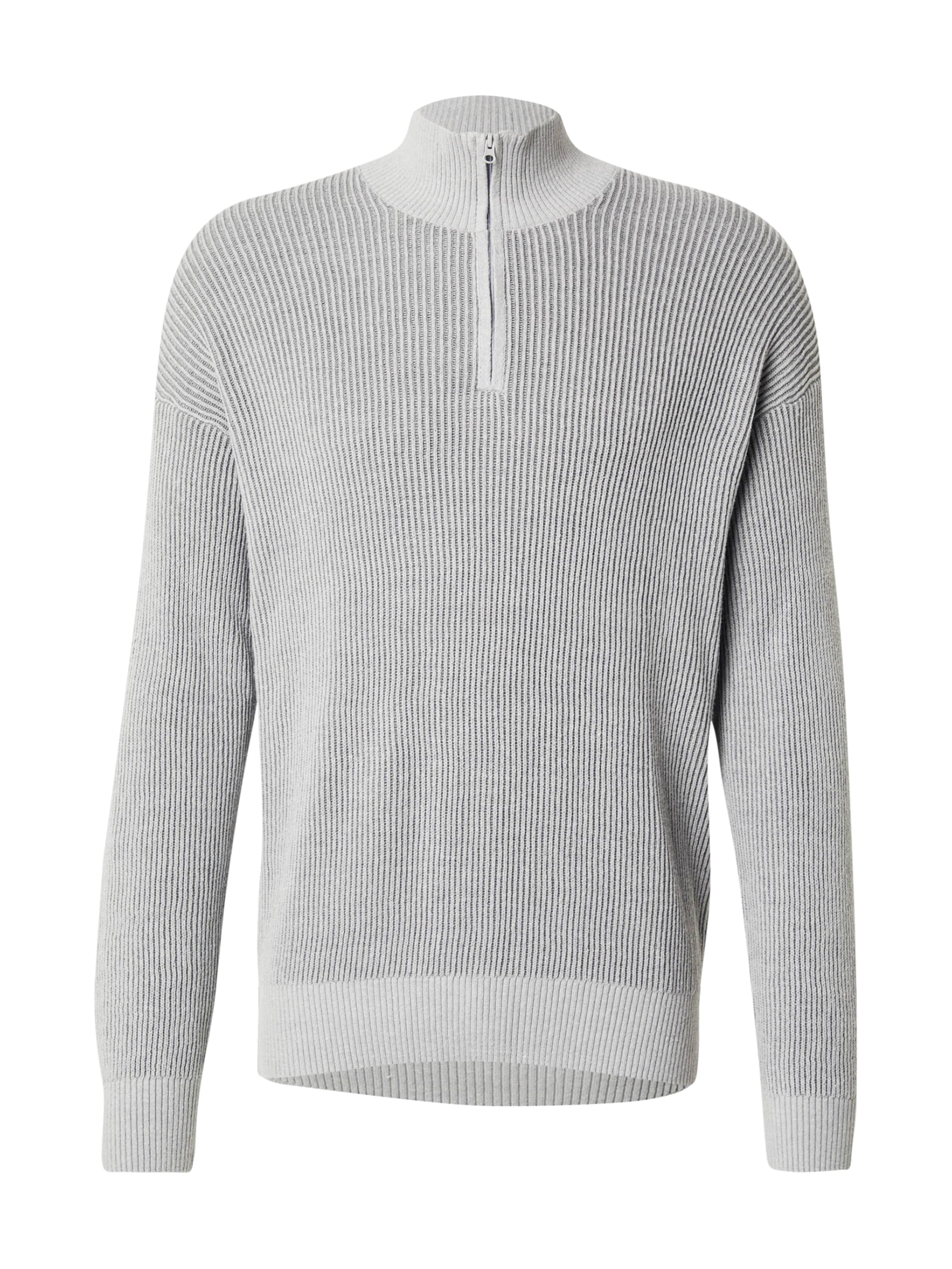 HOLLISTER Свитер в Серый: спереди