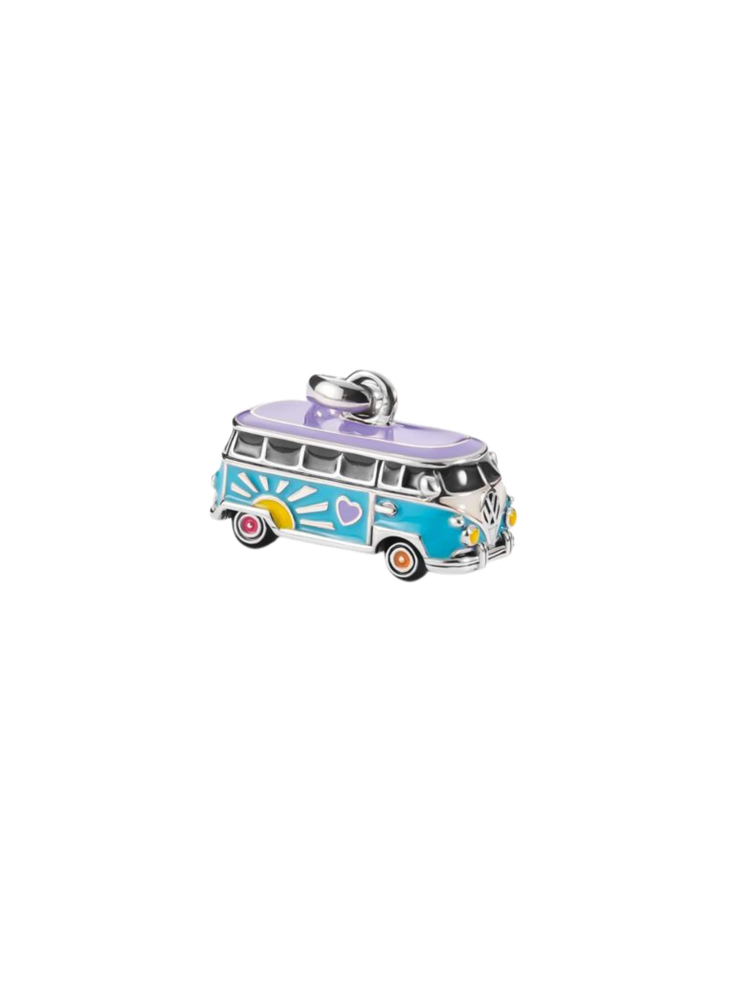 Pendentif 'Silberanhänger Charm Volkswagen Hippie Bus Connect' Thomas Sabo en mélange de couleurs