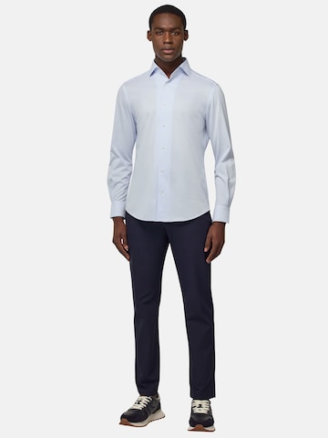 Coupe regular Chemise Boggi Milano en bleu