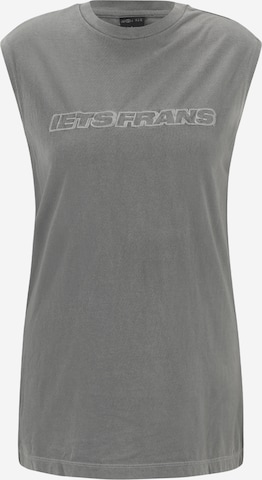 iets frans Top in Grey: front