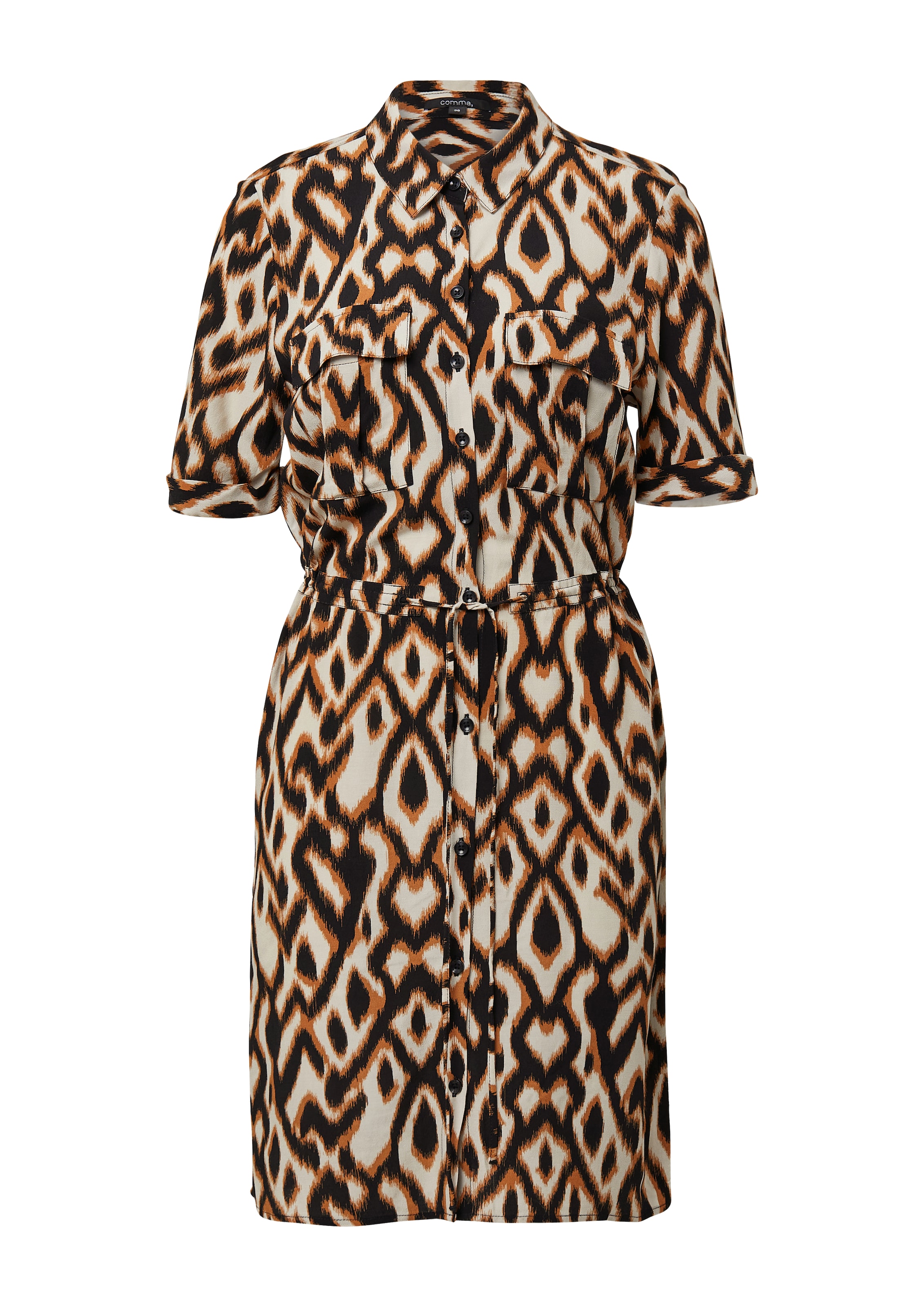 COMMA Kleid in Schwarz: Vorderseite