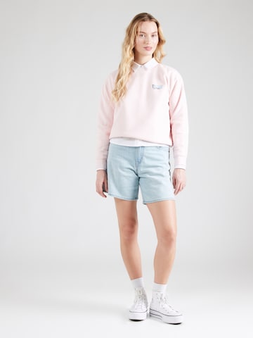 Loosefit Pantaloni 'HIGH BAGGY SHORT WHERES MY PHO IN LINEN DENIM' di LEVI'S ® in blu