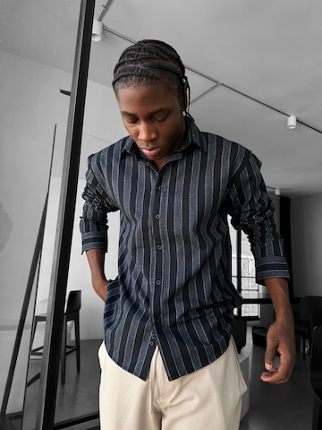 Kleidermafia Comfort fit Overhemd in Blauw