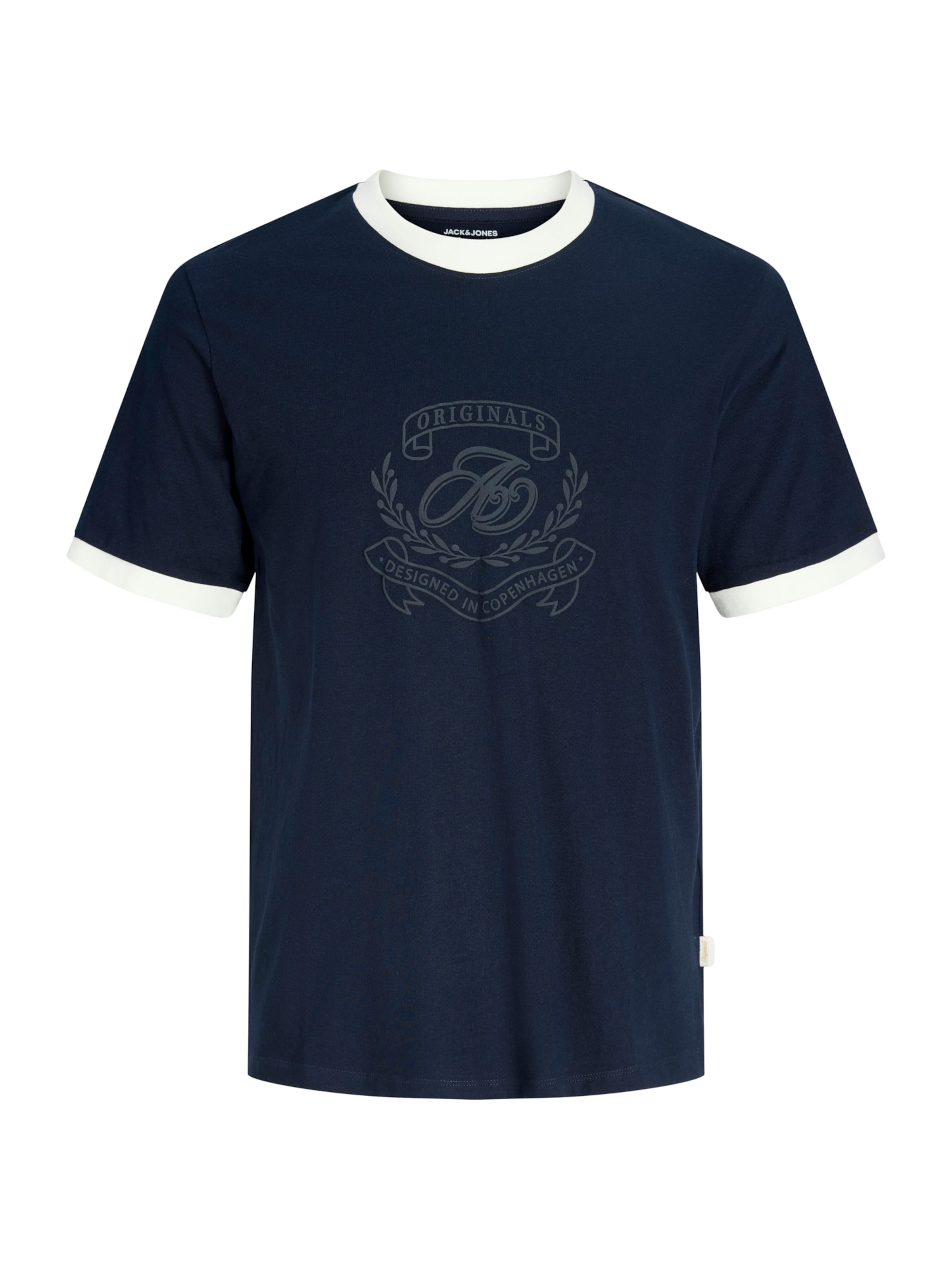 Maglietta 'JORARGOS RINGER' di Jack & Jones Junior in blu: frontale