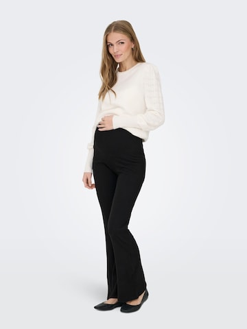 Only Maternity Flared Pants 'OLMHALLE' in Black