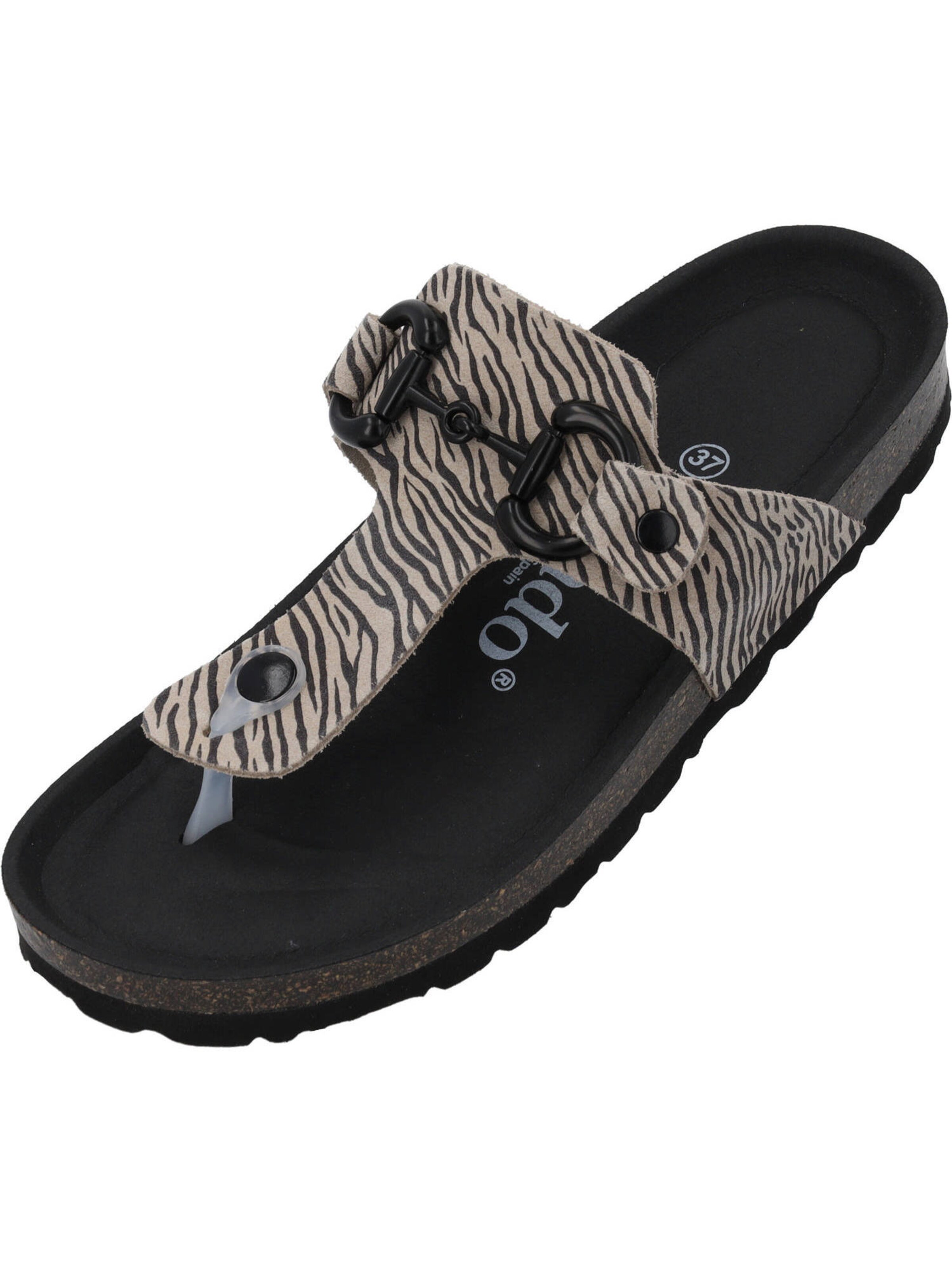 Palado T-bar sandals 'Kos' in Black: front