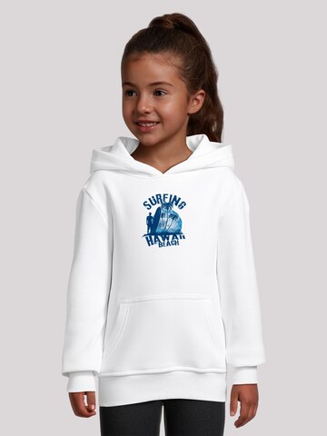 Sweat 'Hawaii Surf Beach Summer' F4NT4STIC en blanc : devant