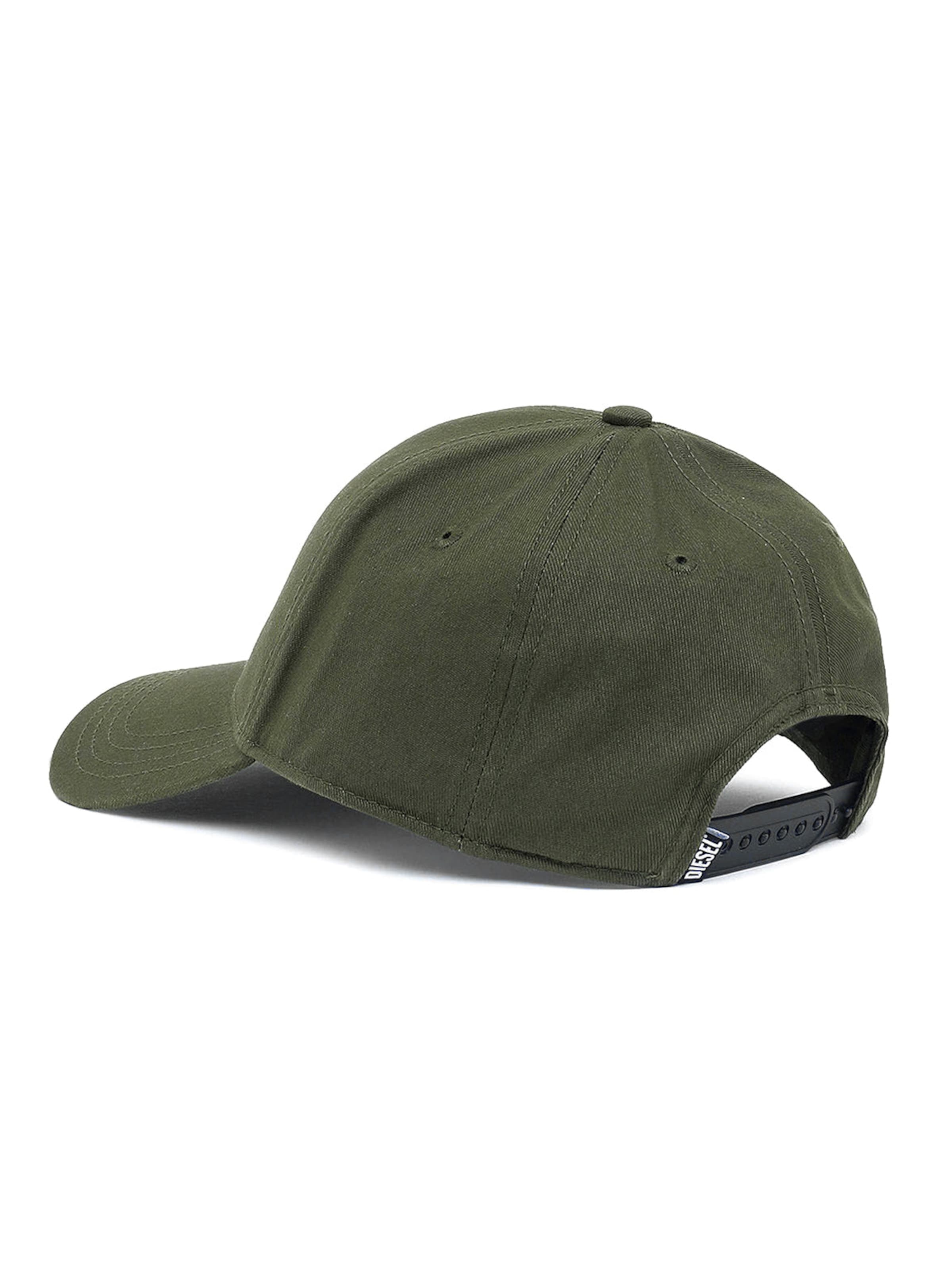 DIESEL Cap 'NEW-D-LOGO-OUT' in Green