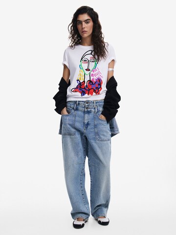Tricou 'Arty ' de la Desigual pe alb