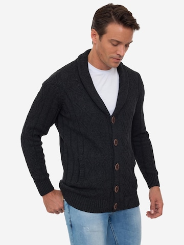 Sir Raymond Tailor Knit Cardigan 'Delhi' in Grey