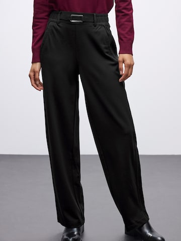 STREET ONE Обычный Штаны в Черный: спереди