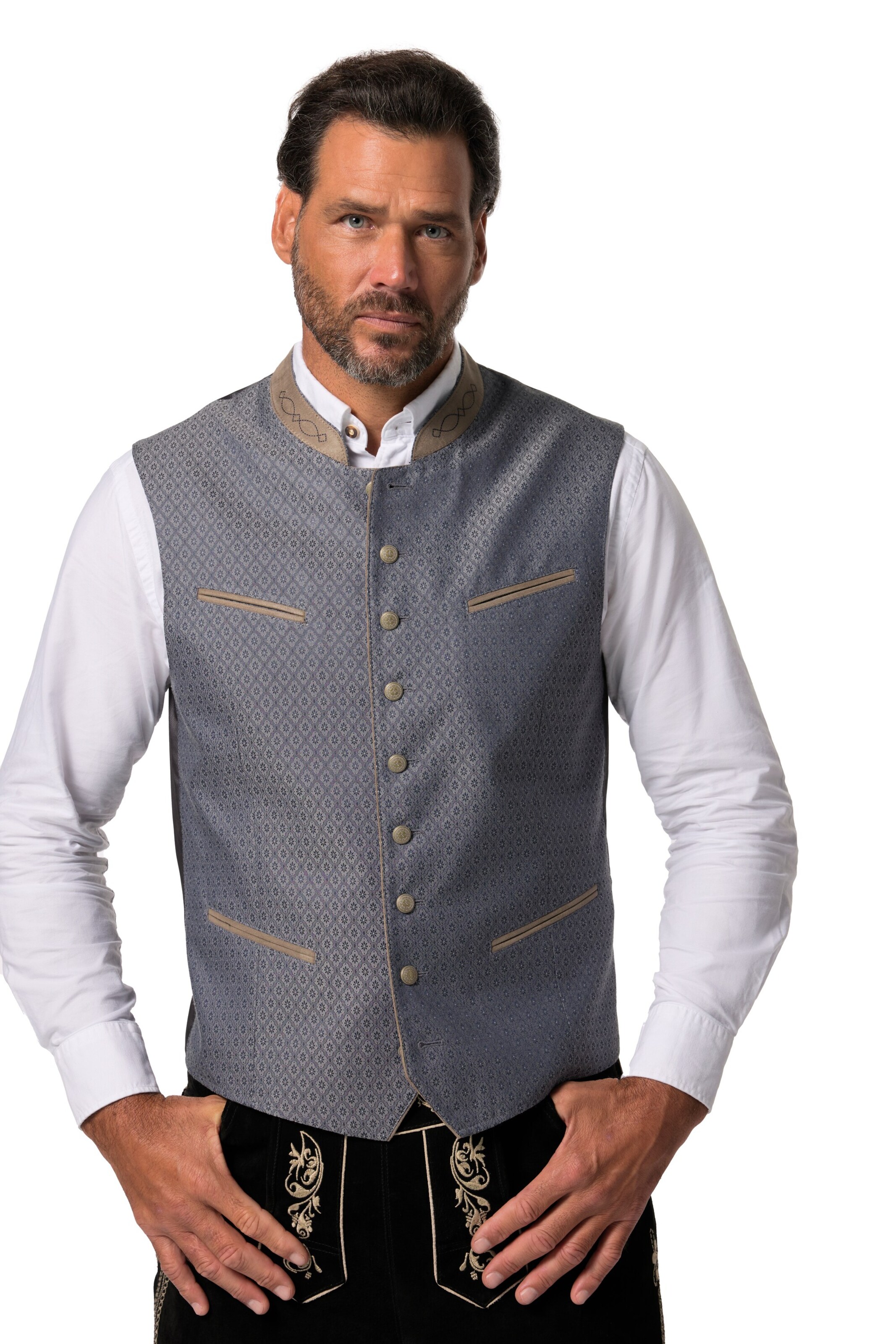 JP1880 Weste in Blau