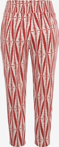 LASCANA Slim fit Pants in Red