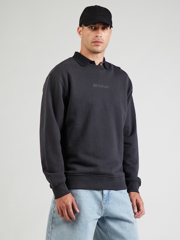 Jordan Sweatshirt 'AIR' in Schwarz: Vorderseite