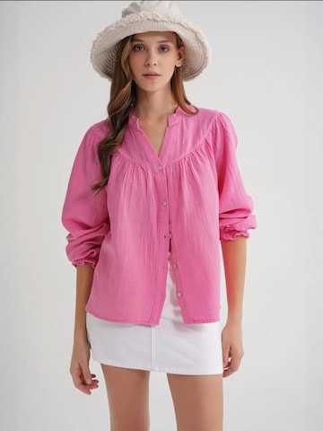T-shirt MixRay en rose : devant
