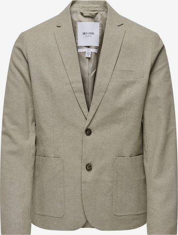 Only & Sons Slim fit Business Blazer 'EVE' in Grey: front