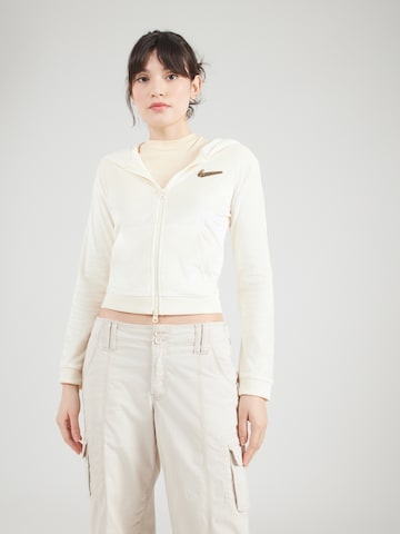 Nike SportswearGornji dio trenirke - bijela boja: prednji dio
