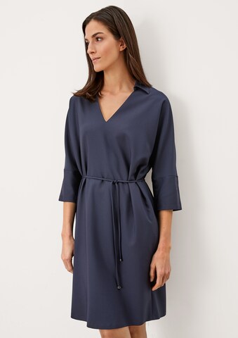 s.Oliver BLACK LABEL Jurk in Blauw: voorkant