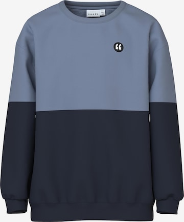 NAME IT - Sweatshirt 'Varonny' em azul: frente