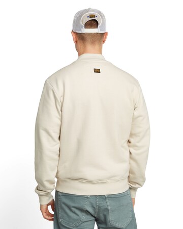 G-STAR Sweatvest 'Woven' in Wit