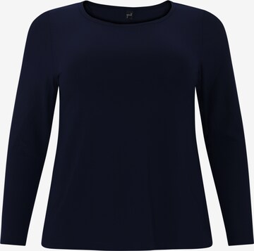 Yoek Shirt in Blauw: voorkant