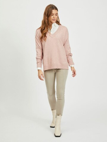 VILA Pullover in Pink